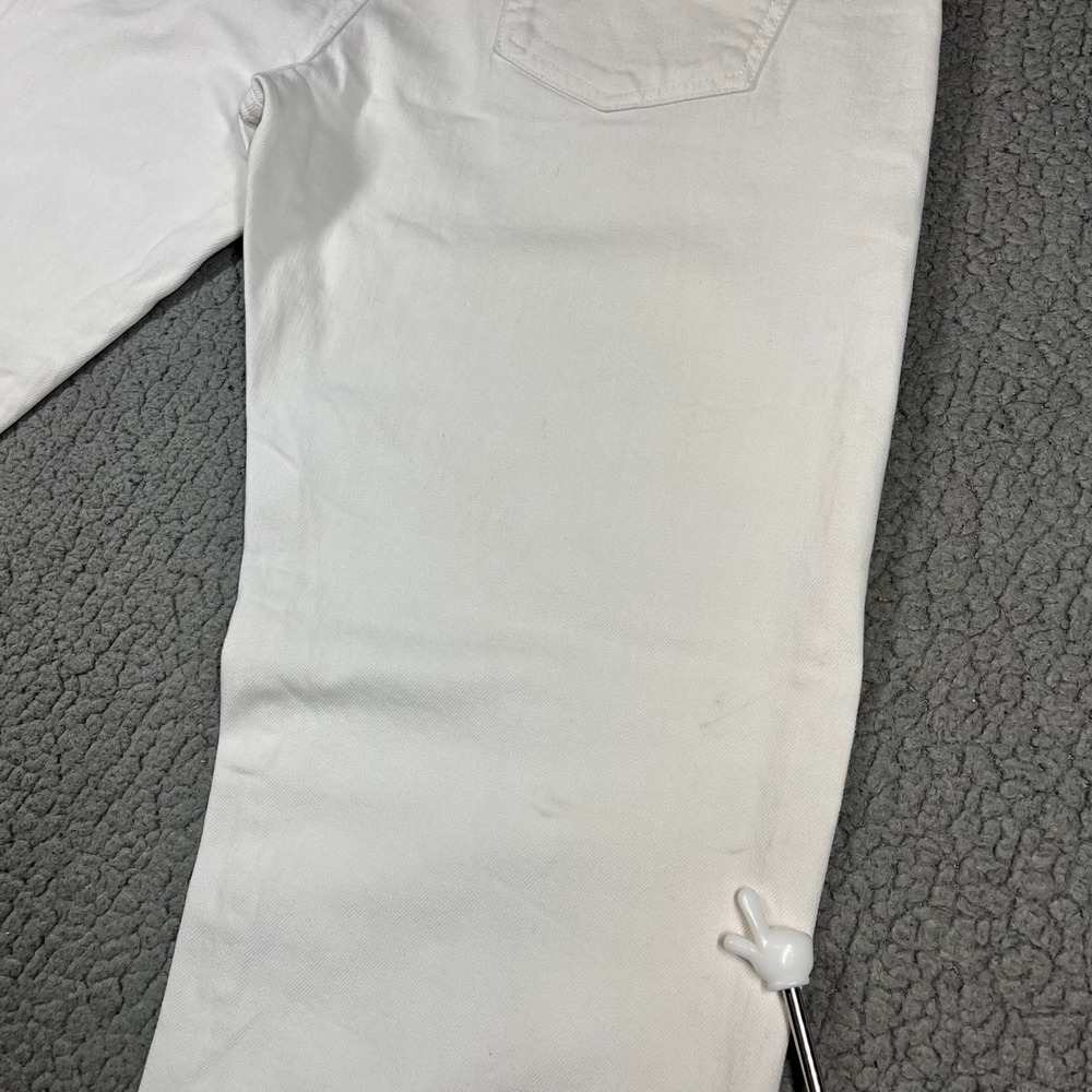 Marco Pescarolo Nerano Denim Jeans Napoli 1 White Mens 54 Made in Italy 39J16 - Picture 7 of 14